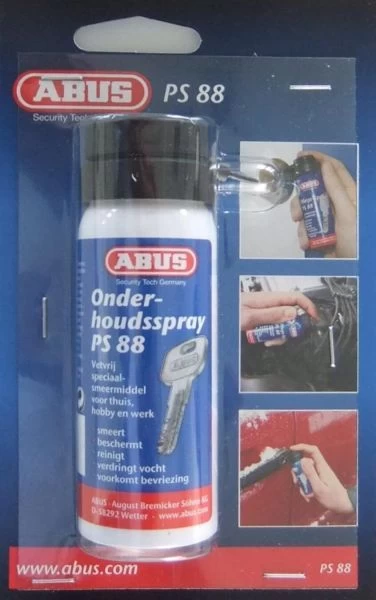 Abus MAINTENANCE-SPRAY PS88 BLISTER - Locks - Accessories 1 Abus MAINTENANCE-SPRAY PS88 BLISTER - Locks - Accessories