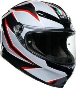 AGV K6 Flash Matt Black-Grey-Red 010