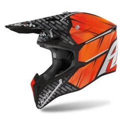 Airoh Wraap Idol Orange / Black Cross Helmet