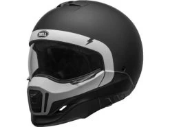 BELL Broozer Cranium Matte Black-White