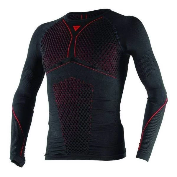 Dainese D-Core Thermo Tee LS Black Red 1 Dainese D-Core Thermo Tee LS Black Red