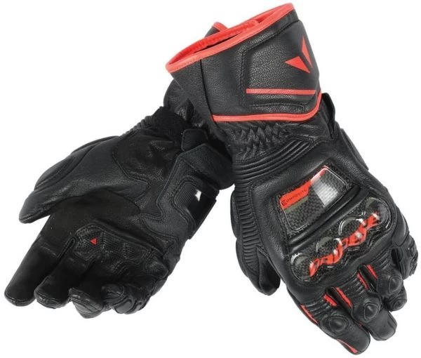 Dainese Druid D1 Long Black Fluo-Red Gloves 1 Dainese Druid D1 Long Black Fluo-Red Gloves