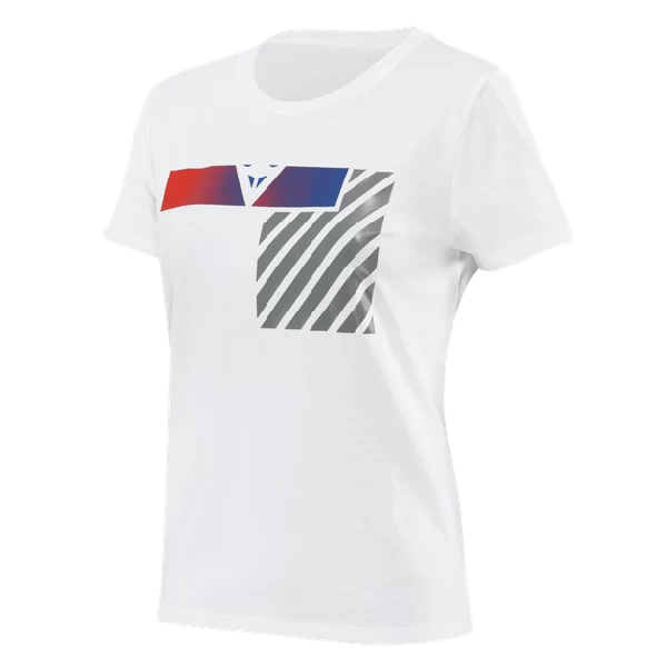 Dainese Illusion Lady T-Shirt White/Dark-Gray/Red 1 Dainese Illusion Lady T-Shirt White/Dark-Gray/Red