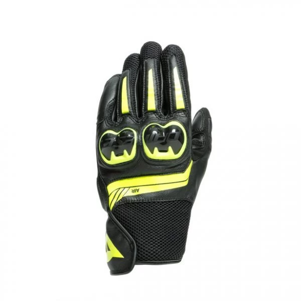 Dainese Mig 3 Unisex Leather Gloves Black/Fluo-Yellow 1 Dainese Mig 3 Unisex Leather Gloves Black/Fluo-Yellow