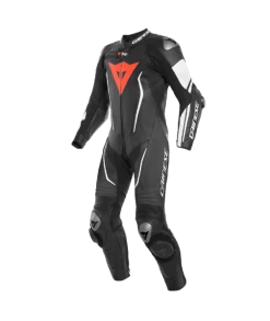 Dainese Misano 2 D-Air Perf. 1-P Suit Black-Black-White