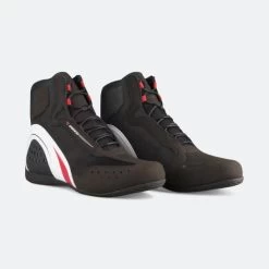 Dainese Motorshoe D-WP Black-White-Red