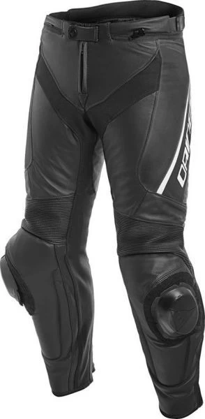 Dainese DELTA 3 Leather Pants BLACK/BLACK/WHITE 1 Dainese DELTA 3 Leather Pants BLACK/BLACK/WHITE