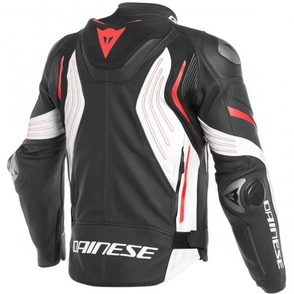 Dainese Super Speed 3 Leather Jacket Black/White/Red