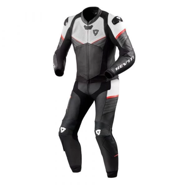 Revit Beta 2-PC Suit White-Fluo Red 1 Revit Beta 2-PC Suit White-Fluo Red